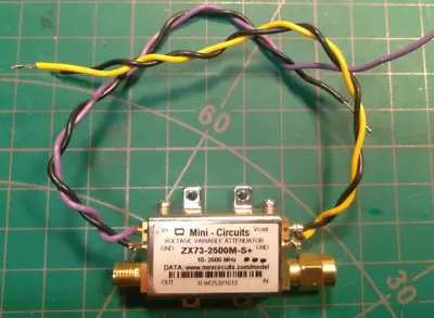 Mini-Circuits Voltage Variable Attenuator DC - 2.50 GHz ZX73-2500M-S+. • $44.95