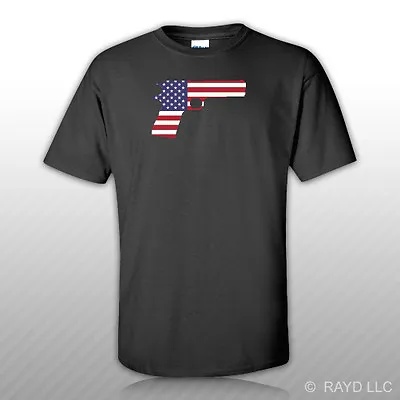 American Flag 1911 T-Shirt Tee Shirt 2a Gun Rights Molon Labe Pro • $15.99