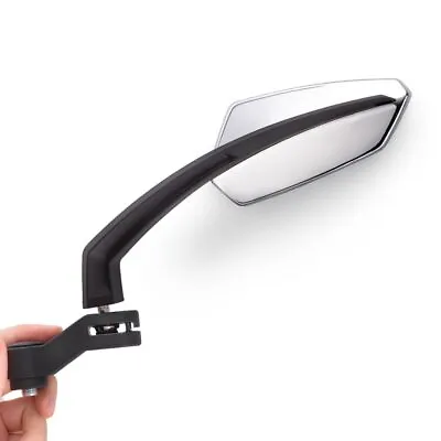 Tulip Chrome & Black Rear Side View Mirrors For Scooter Moped 50cc 90cc 150cc • $92.40