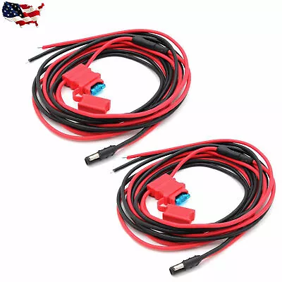 QTY 2 2-Way Radio DC Power Car Cable Mobile HKN4137A Motorola GM-300/388 3188 • $17.90