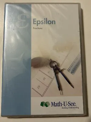 Math U See Epsilon Fractions Instructional DVD Home School Math Curriculum • $25