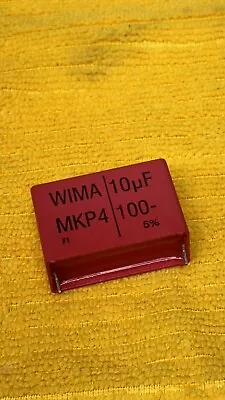 WIMA MKP4 10uF (10µF) 100V 5% Pitch:4.1mm  Capacitor Please Check Pics 🔥🔥 • $7.50