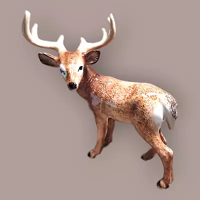 NORTHERN ROSE Deer Buck Porcelain Miniature Figurine New FREE SHIPPING R198 • $18.95