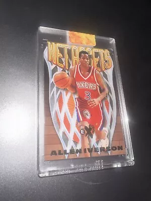 1996-97 Skybox E-X2000 Net Assets Allen Iverson #7 Rookie RC M95 • $119.99