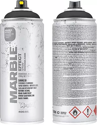 Montana Cans Montana Effect 400 Ml Marble Color Black Spray Paint • $18.95