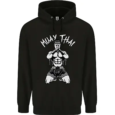 Muay Thai Fighter Mixed Martial Arts MMA Mens 80% Cotton Hoodie • $24.88