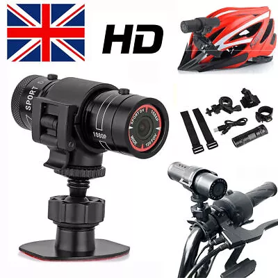 1080P Full HD Mini Motor Bike Sports Action Camera Motorcycle Bike Helmet Cam UK • £23.99