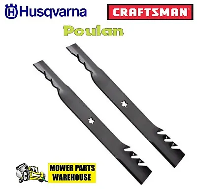 2 Gator Mulching Blades For Craftsman Husqvarna 46  Mower 405380 532405380  • $35.95