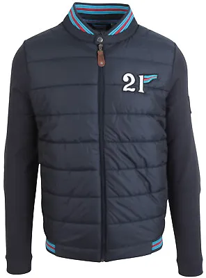 Porsche Martini Racing Collection Quilted Sweat Jacket Blue • $295