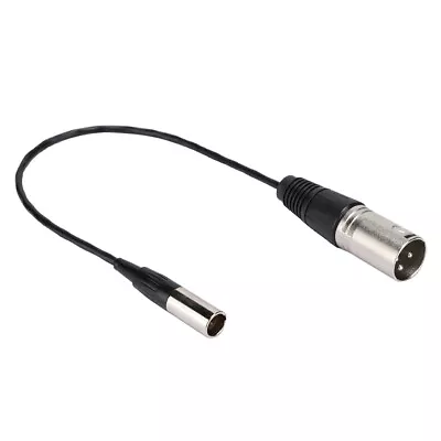 Thincol Mini XLR Male To XLR Male Adapter Cable 300mm 3-PIN XLR Patch Cable • $7.94