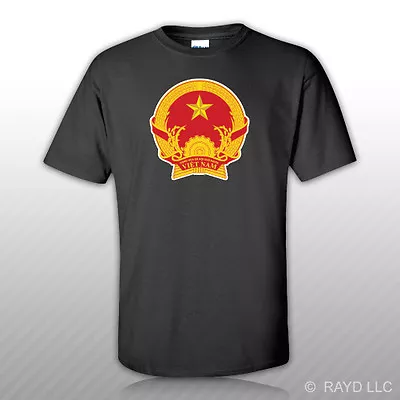 Vietnamese Emblem T-Shirt Tee Shirt Free Sticker Vietnam Flag VNM VN • $15.99