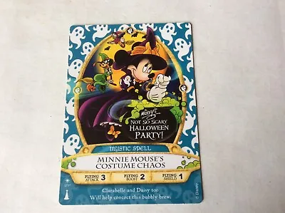 Minnie Mouse 2015 Halloween Party Card Sorcerers Of The Magic Kingdom 07/P NEW • $10.99