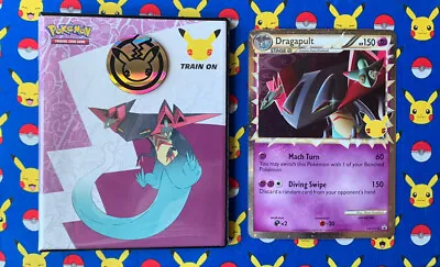 $7.99 • Buy Dragapult Prime Binder + Jumbo Card + Coin + 10 Pokémon Celebrations Cards