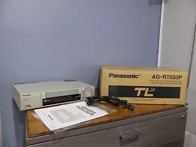 Panasonic AG-RT650P Model Time Lapse VHS VCR Still In Box Works Great • £188.20