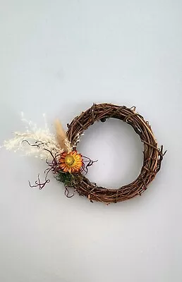 Boho Minimal Wreath. Pampas Grass Decor • $18