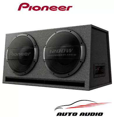 Pioneer TS-WX1220AH 12  Dual Subwoofer Box 3000Watts With Built In Amplifier • £379.99