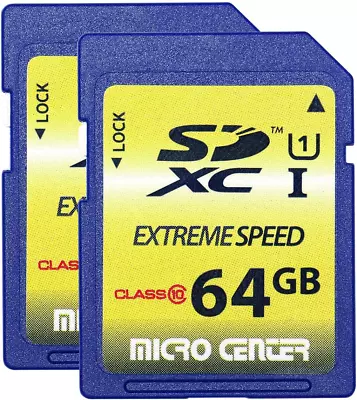 64GB SD Card Class 10 SDXC Flash Memory Card Full Size SD Chip USH-I U1 Trail C • $32.99