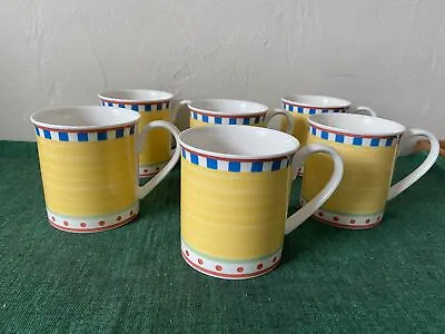 Villeroy & Boch TWIST BEA Mugs X6 Germany Excellent Condition! • $124.99