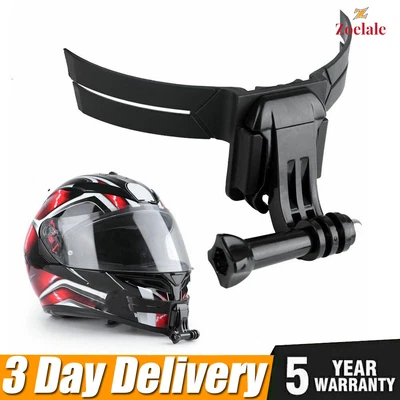 $10.89 • Buy Motorcycle Helmet Camera Mount For GoPro Motorbike Hat Front Chin Holder Bracket