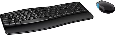 Microsoft Ergonomic Wireless Sculpt Comfort Desktop USB Keyboard & Mouse • $58.99