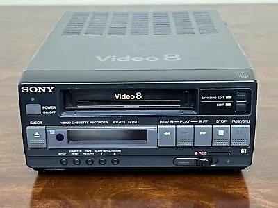 Sony EV-C3 Video8 Compact 8mm Player Recorder (See Description Box Below) • $149.99