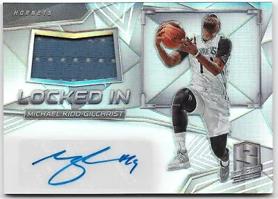 2016-17 Panini Spectra Michael Kidd-Gilchrist 81/199 Locked In Jersey Auto #21 • $8.50