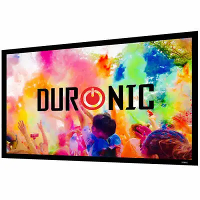 Duronic Projector Screen FFPS100/169 | 100-Inch Fixed Frame Projection Screen |  • £149.99