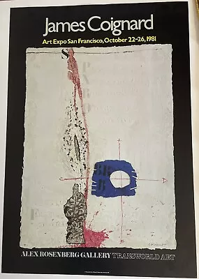 JAMES COIGNARD ORIGINAL 1981 EXHIBITION POSTER San Francisco • $25