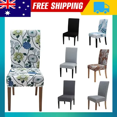 $5.59 • Buy Stretch Chair Cover Seat Covers Spandex Lycra Washable Banquet Wedding Party AU