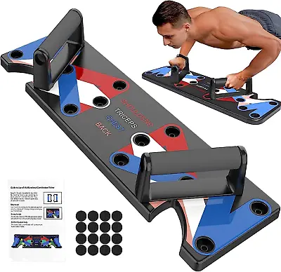 Push Up Rack Board Fitness Workout System Multifunction Training Equipment • £38.01