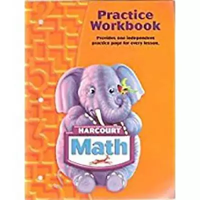 Harcourt Math: Practice Workbook Grade K - Paperback - GOOD • $5.43