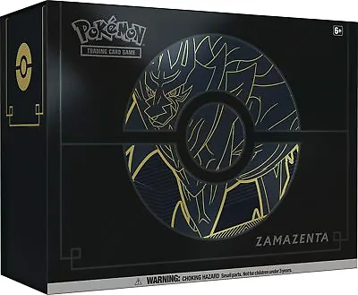 $99.99 • Buy Pokemon TCG Sword & Shield Elite Trainer Box Plus | Zamazenta