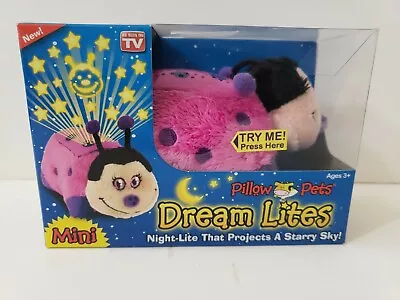 Hot Pink Lady Bug  . Dream Lites . Mini Pillow Pets . As See On TV . New  In Box • $15