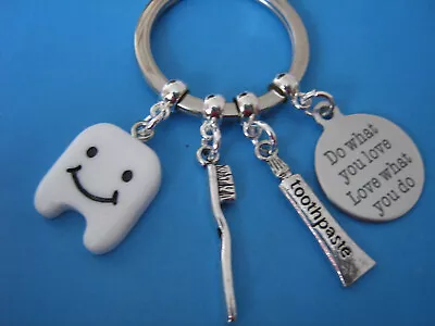 Dentist Keyring Gift For A Dentist Dental Nurse Dental Hygienist Off To Uni Gift • £6.49