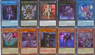 Yugioh Vampire Deck - Zombie Ghost Fraulein Familiar Vamp Sucker Domain • $48