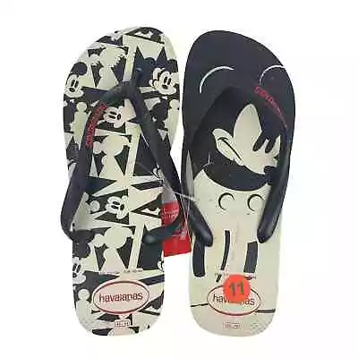 NWT Havaianas Flip Flops Slippers Disney Mickey 11/12 • $15