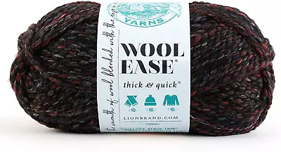 £12.13 • Buy Lion Brand Yarn Company 1-Piece Wool-Ease Thick And Quick, Blackstone, Black