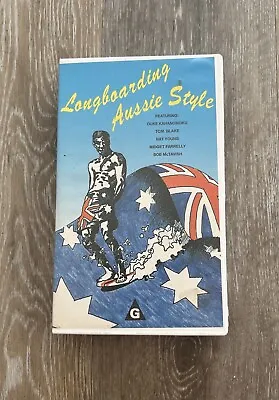 Used Longboarding Aussie Style Vintage Golf Surfboard Surf Longboard Vhs Video • $49.98