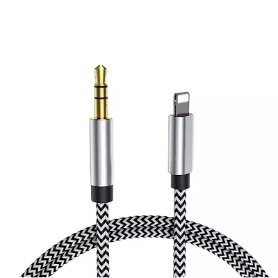 3.5mm Jack AUX Adapter Cable Cord To Car Audio For IPhone 7 8 X XS 11 12 13 14 • £2.99