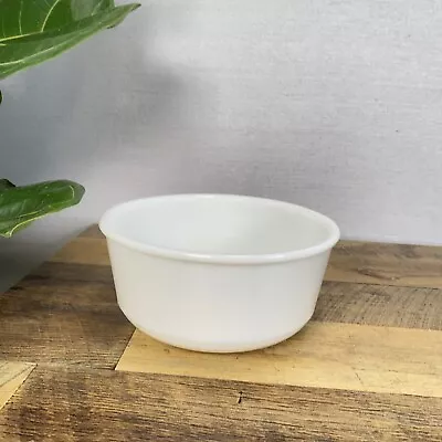 Vintage White Milk Glass Mixing Bowl • $58.29