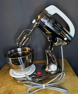 Vintage Scovill Hamilton Beach Model 25 Stainless Steel  10 Speed Stand Mixer • $45