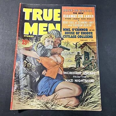 True Men Stories Vintage Magazine Vol 4 No 3 Feb 1960 • $12