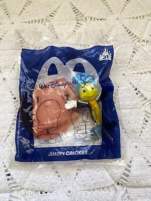 NIP WALT DISNEY WORLD 50 JIMINY CRICKET GIVEN BY MCDONALDS #31 Sealed • $8