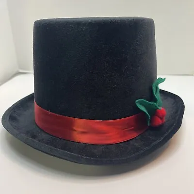 Black Top Hat Christmas Frosty Snowman Magic Magician  Prop Costume • $19.99