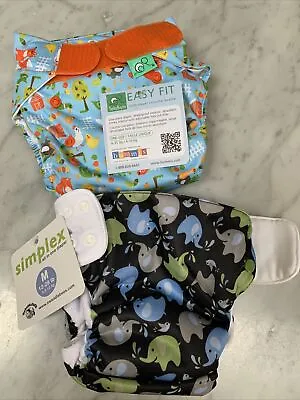 $50 • Buy NWT Bummis Totsbots Easy Fit Pocket One Size Swaddlebees Simplex All In One M