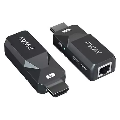 HDMI Extender 165ft Audio Video 1080P Over Cat5 Cat6 Ethernet Cable Transmit • $40.52