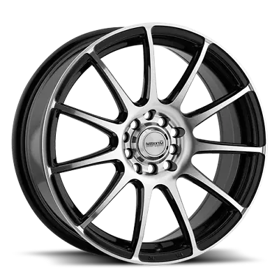 1 New Gloss Black W/ Machine Face 17X7 40 4-100/108 Maxxim Champ Wheel • $149.01