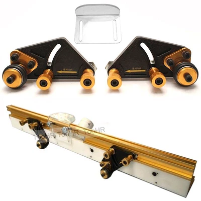£75.50 • Buy Aluminum Multi-Purpose Feather Loc Boards Saw Table Pressing Feeder Guider Tools