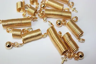 24PC Hair Coil Dreadlocks Braiding Charms Beads (Spring Braid With Charms) • $10.95