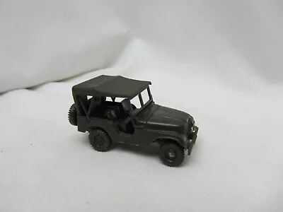 ROCO MINITANKS DBGM #142 US Army M38 A1 Jeep W Removable Canopy Canvas 1/87 HO • $11